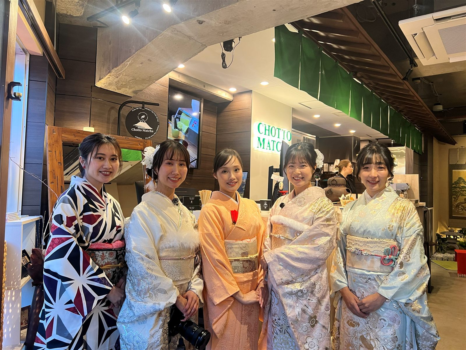 Group at CHOTTO MATCHA, Asakusa, Tokyo